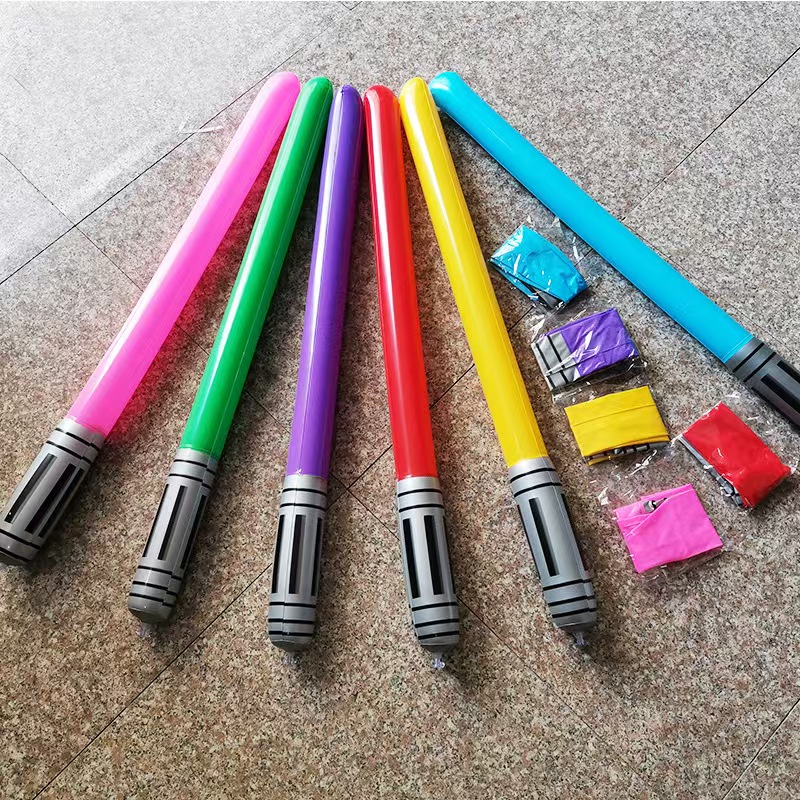 Kids Inflatable Sword Toy Set for Parties Halloween Cosplay Fun