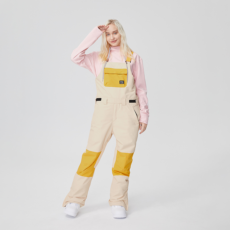 Men Women Winter Waterproof Ski Bib Overalls Pants , Windproof Snowboard Outdoor Warm Trousers Clothing
