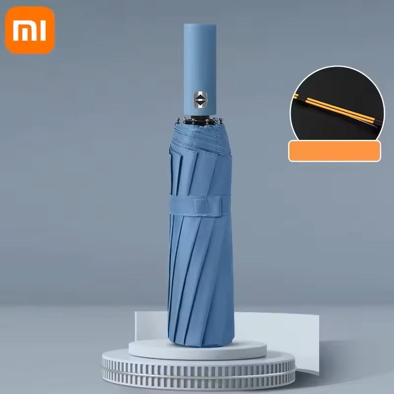 24-Bone Automatic Umbrella – Durable, Windproof & UV-Protective Compact Canopy