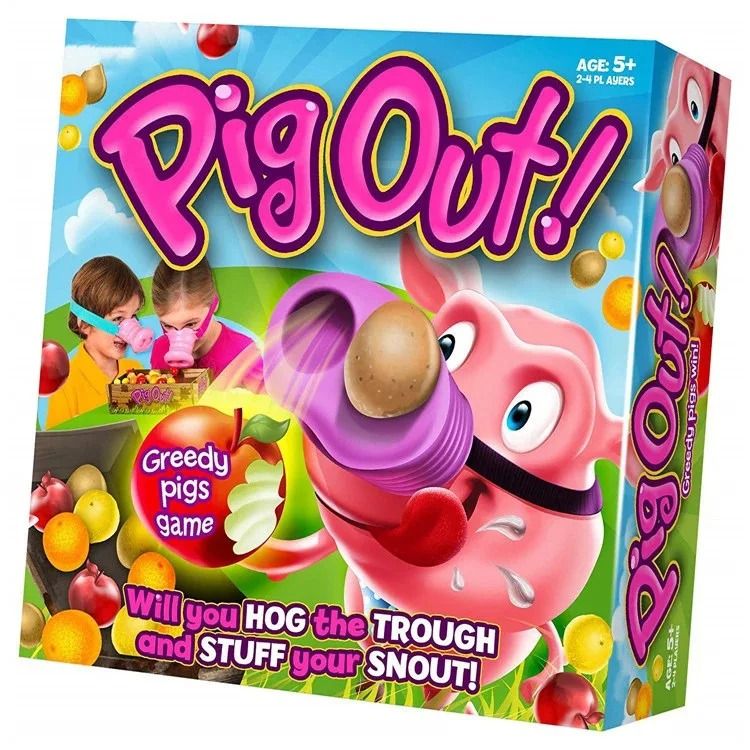 Greedy Pig Action Board Game Funny Elimination Family Party Game
