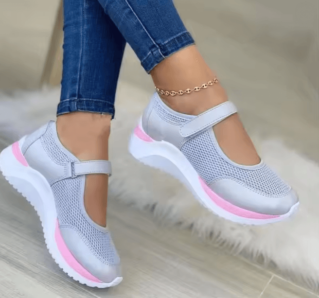 Comfort Knit Platform Sneakers for Women Casual Thick Sole Shoes