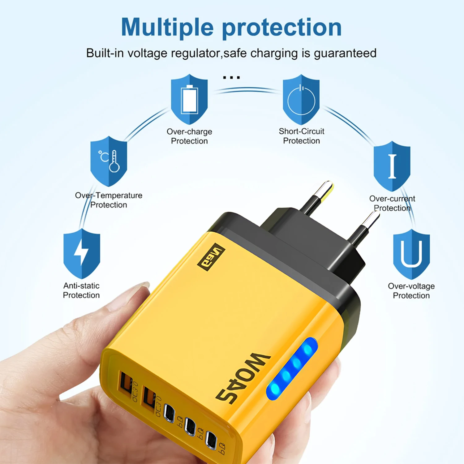 TypeC Cable PD, Fast Charging Adapter A USB To, USB Charger For IPhone Pro Desktop Laptop