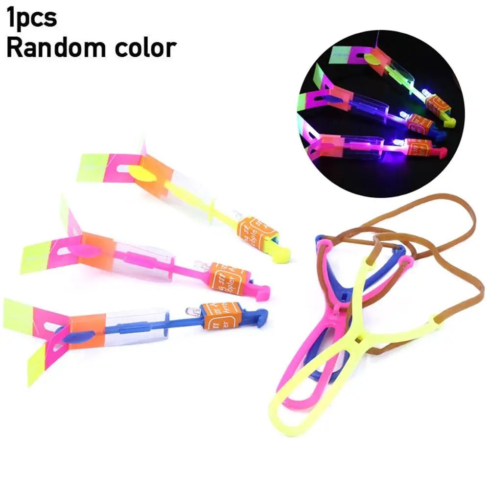 LED Flying Slingshot Toy Set