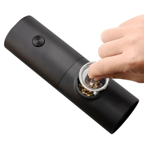 Electric Salt and Pepper Grinder - Adjustable Coarseness