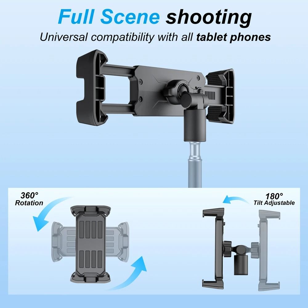 Adjustable Tripod Floor Stand Heavy-Duty Tablet & Phone Support
