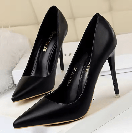BIGTREE 2026 Classic Pointed Toe Stiletto Pumps – Wedding & Party High Heels