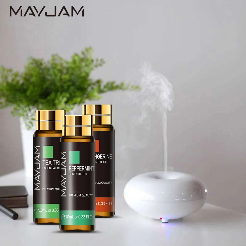 Pure Plant Essential Oil – Natural Aromatherapy Diffuser Oil (Lavender, Mint, Tea Tree, Rose, Vanilla, Sandalwood )