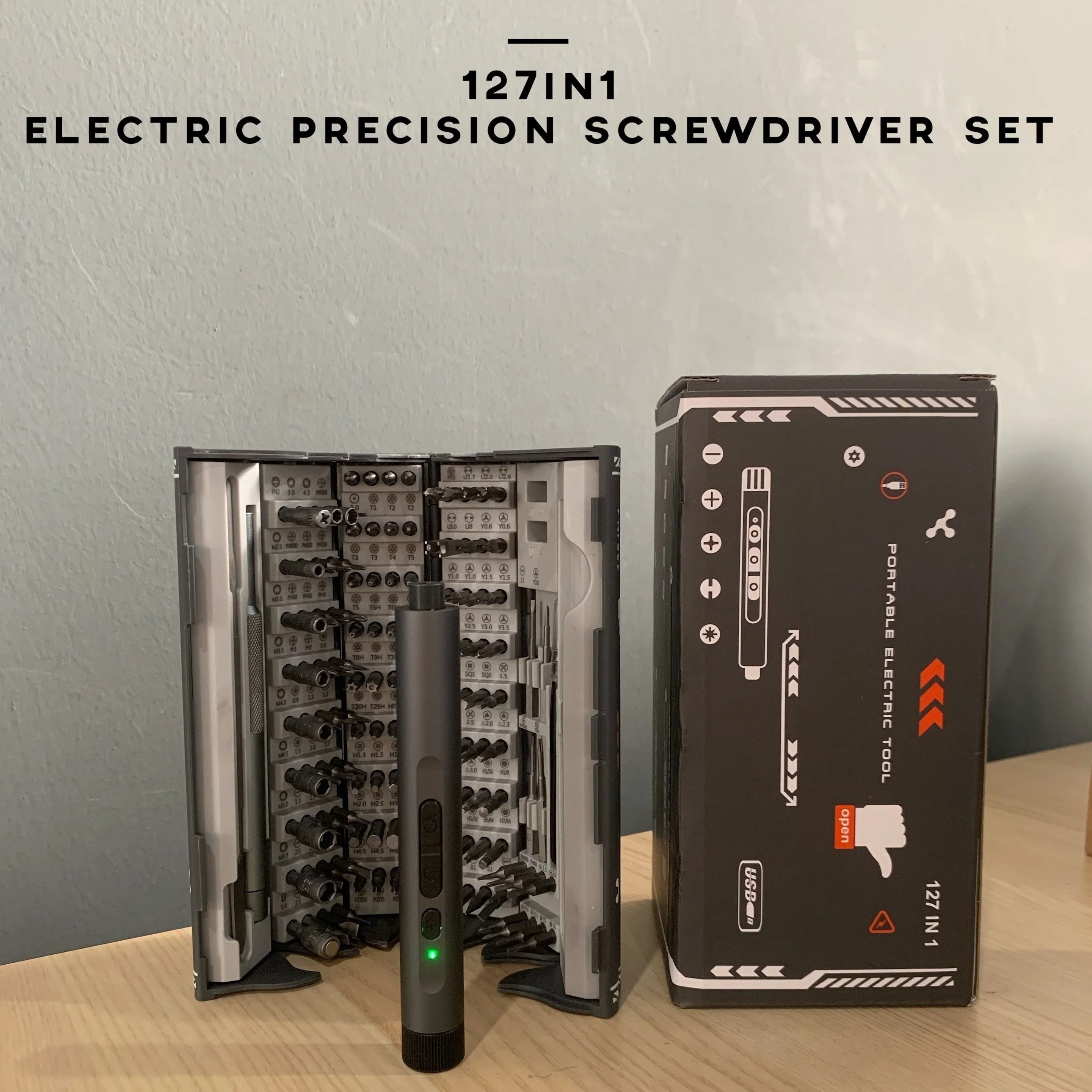 138 In 1 Precision Electric Screwdriver Set Magnetic Alloy Repair Tool Kit