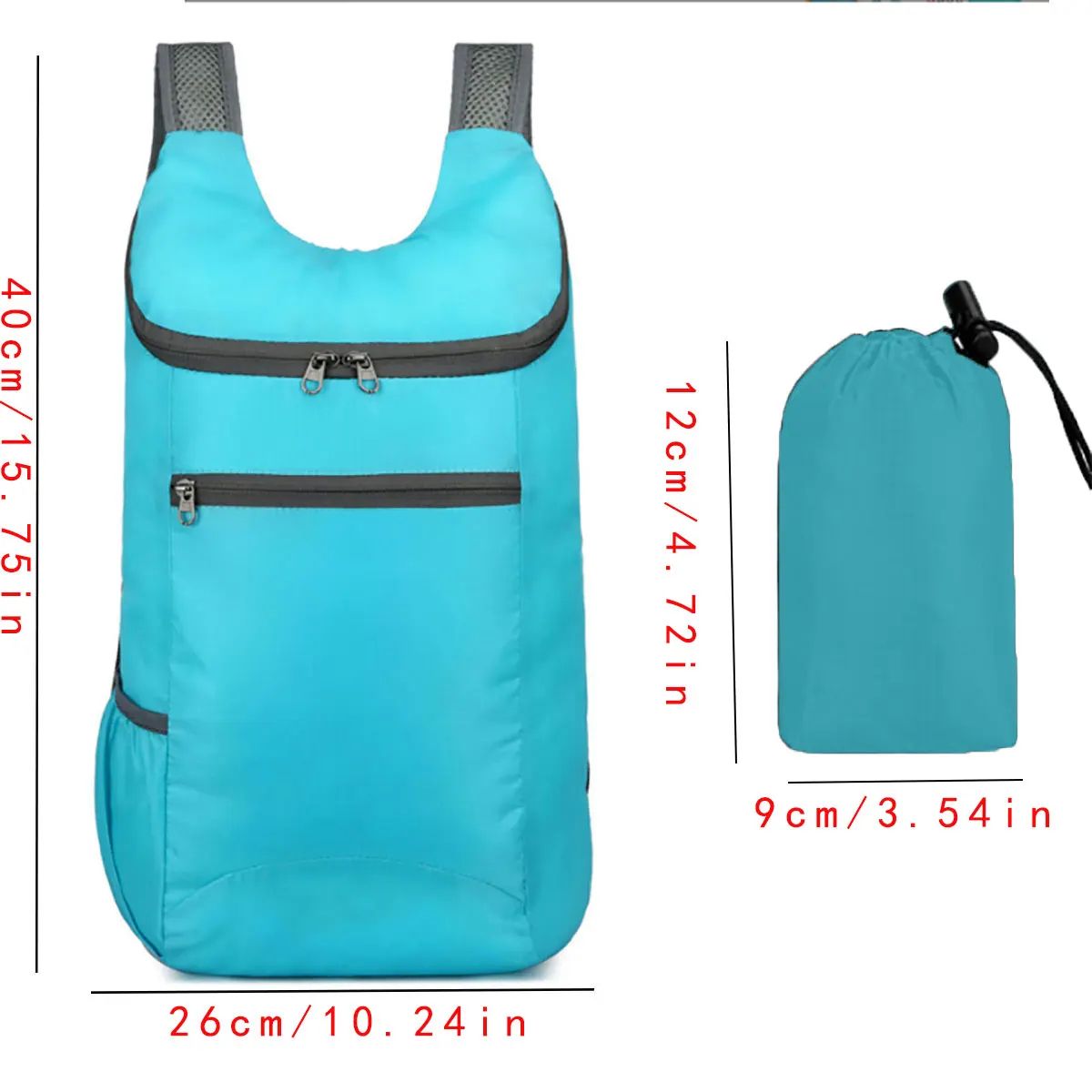 WeekendGo Foldable Waterproof Travel Backpack - Lightweight, Large-Capacity Weekend & Business Bag