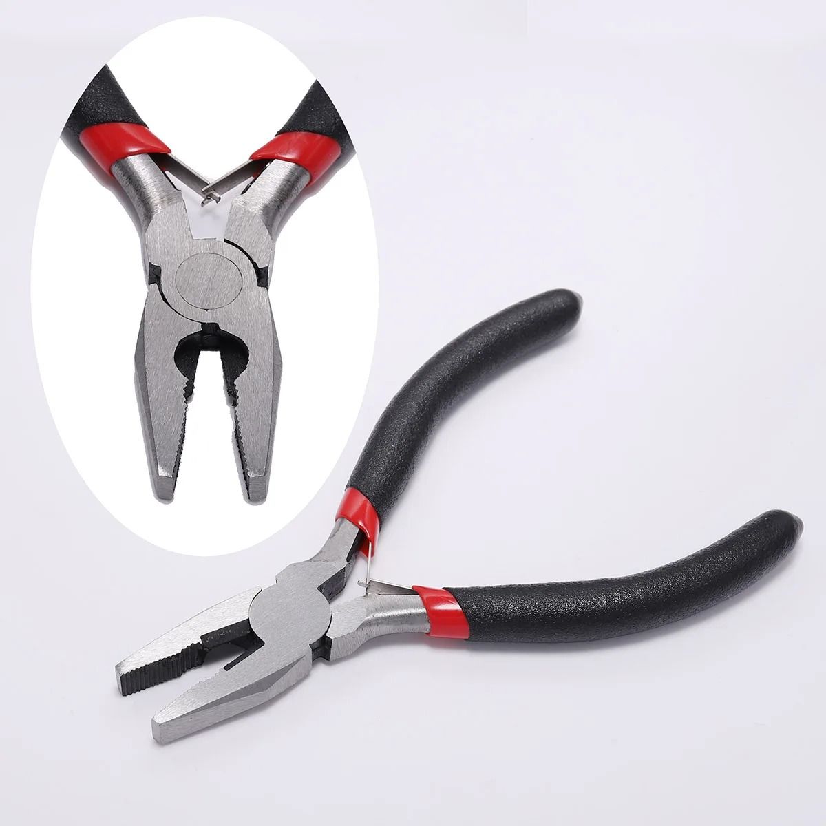 Carbon Hardened Steel Round Nose End Cutting Jewelry Making Pliers Tool