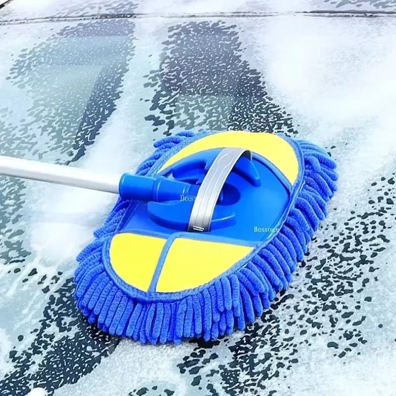 Rotating Telescopic Car Wash Mop & Cleaning Brush