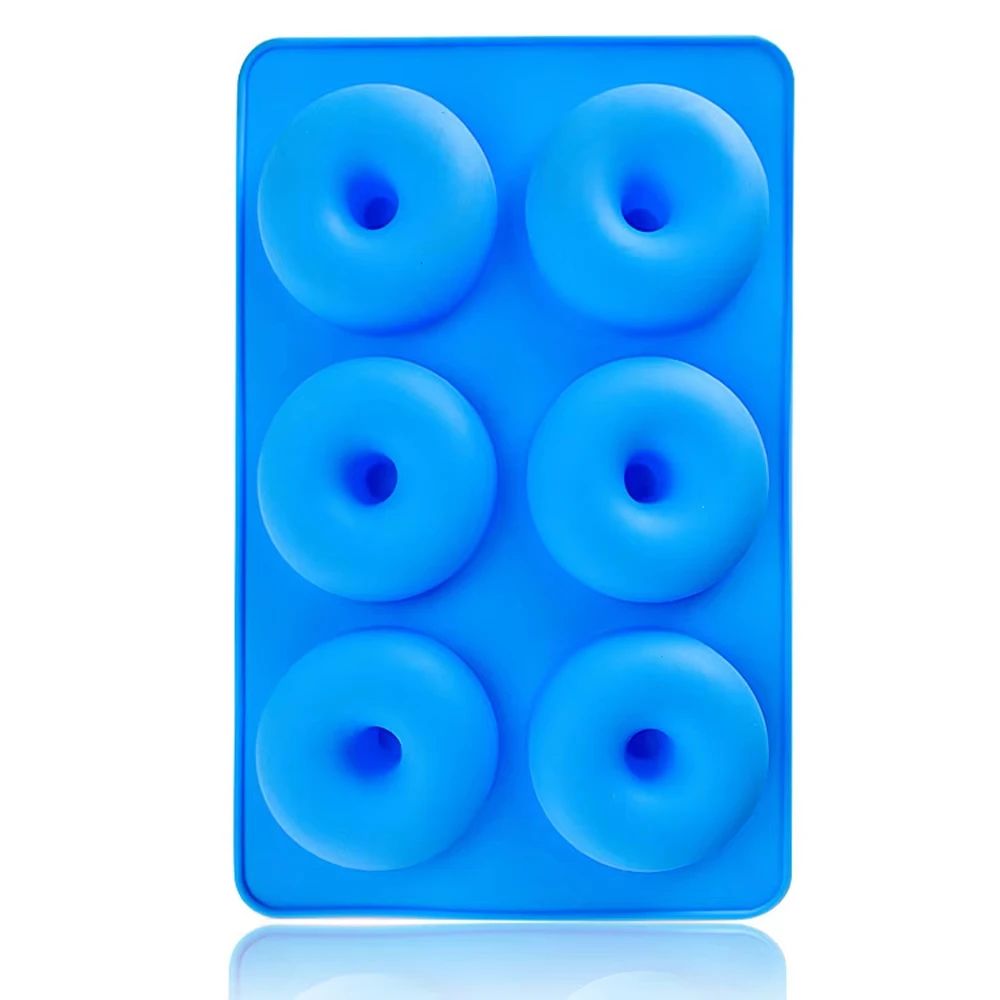 Premium 6-Cavity Silicone Donut & Baking Mold – Non-Stick Pastry, Cake & Dessert Pan
