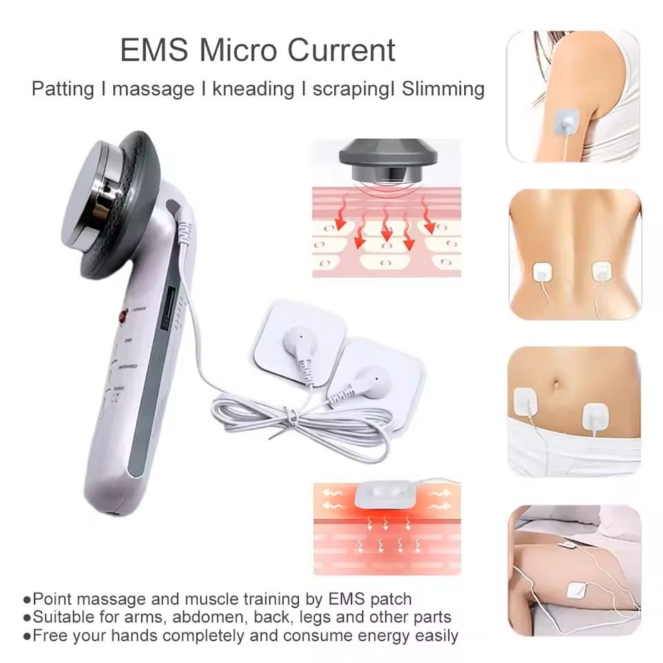 3-in-1 Ultrasonic Cavitation Body Slimming Massager with EMS and Infrared