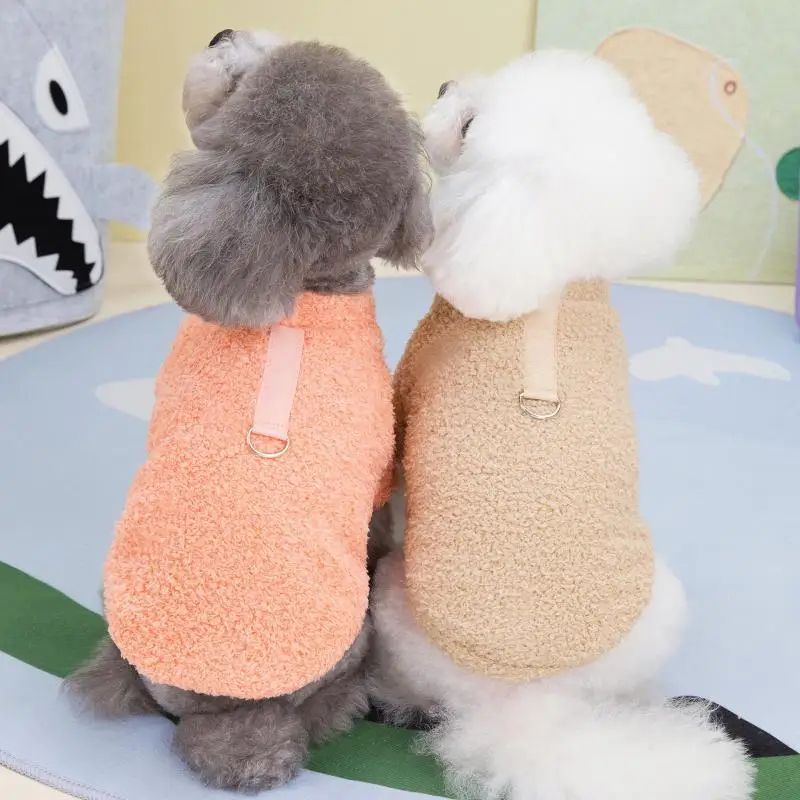 CozyPaws Winter Dog Sweater – Warm Plush Pet Coat for Small & Medium Dogs and Cats