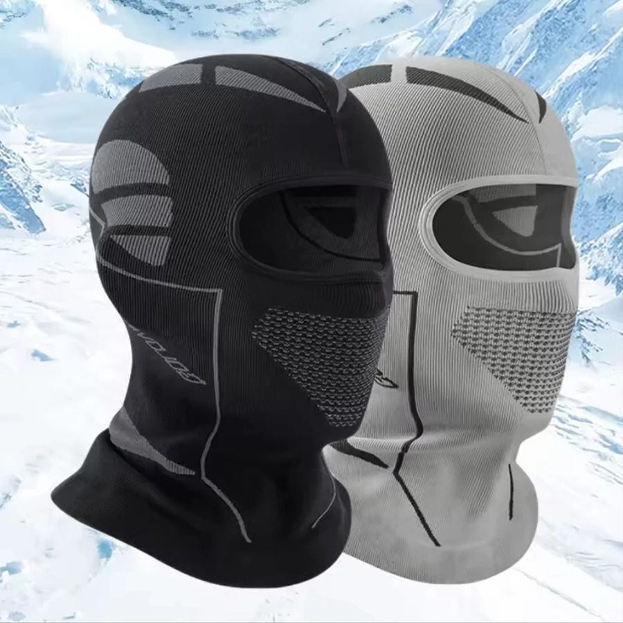 Men Women Cold Proof Thermal Scarf Winter Ski Hat Balaclava Full Face Mask Helmet Liner Cap