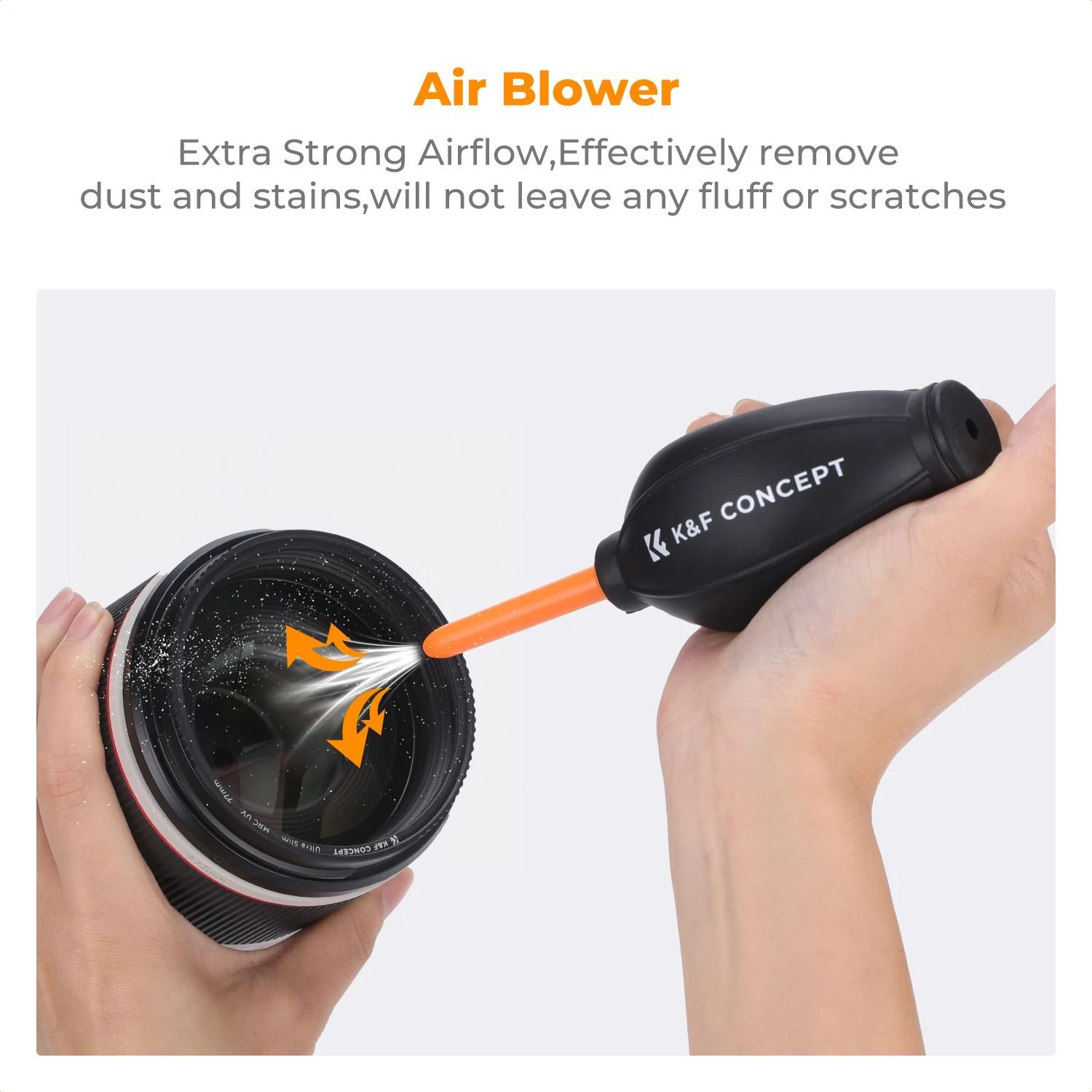 K and F Concept Camera Lens Cleaning Kit with Blower Cloth Pen and Cleaning Solution