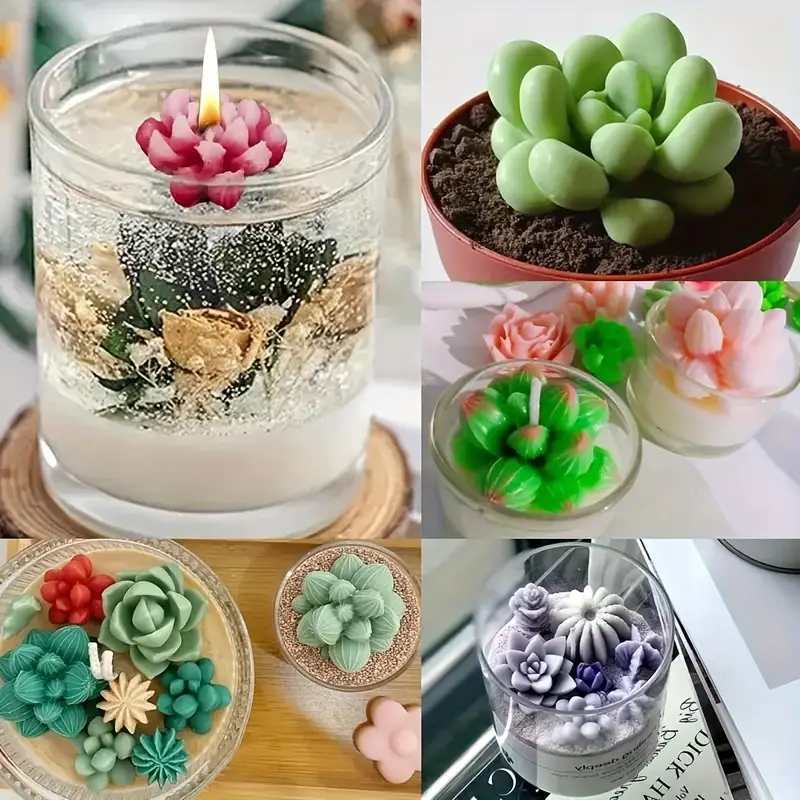 Rose Peony Silicone Mold for Candle Making & DIY Crafts –  Flower Fragrance Styles Home Decor Tool
