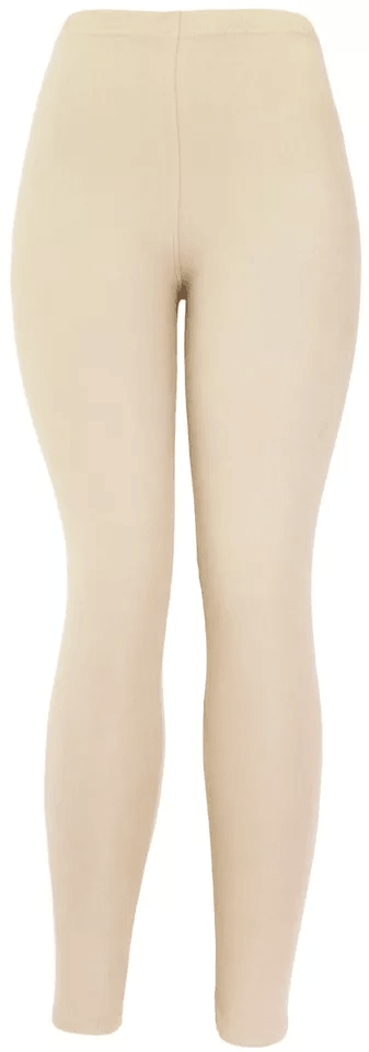 Ultra Soft Solid Brushed Basic Full Regular Plus Leggings, High Waisted Ankle Length Stretch Pants