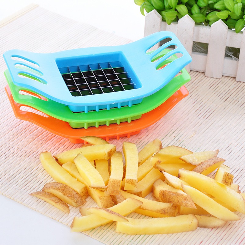 Stainless Steel Potato Slicer Cutter Perfect for Quick Veggie & Fry Preparation