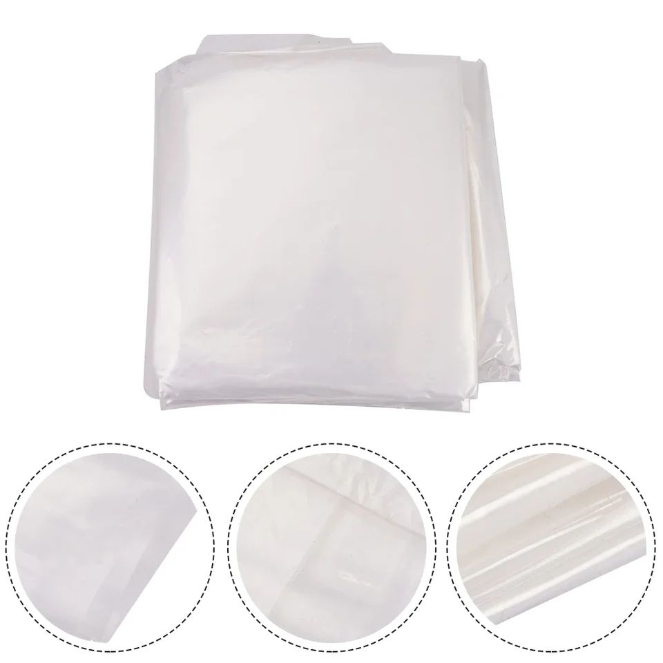 Clear Greenhouse Plastic Sheeting Cold Protection Cover, Waterproof UV-Resistant Garden Plant Frost Shield Film