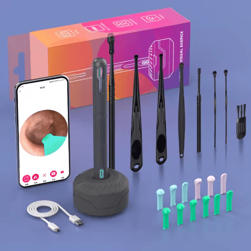 NK3 Pro Ear Cleaner with Camera – HD Visual Otoscope Ear Cleaning Set
