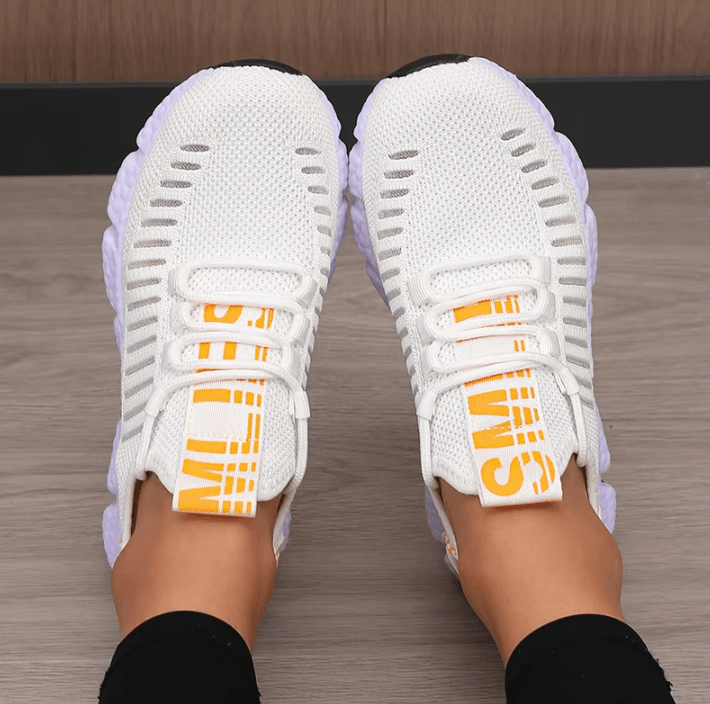 Womens Breathable Sports Shoes – Lightweight Mesh Walking and Jogging Sneakers