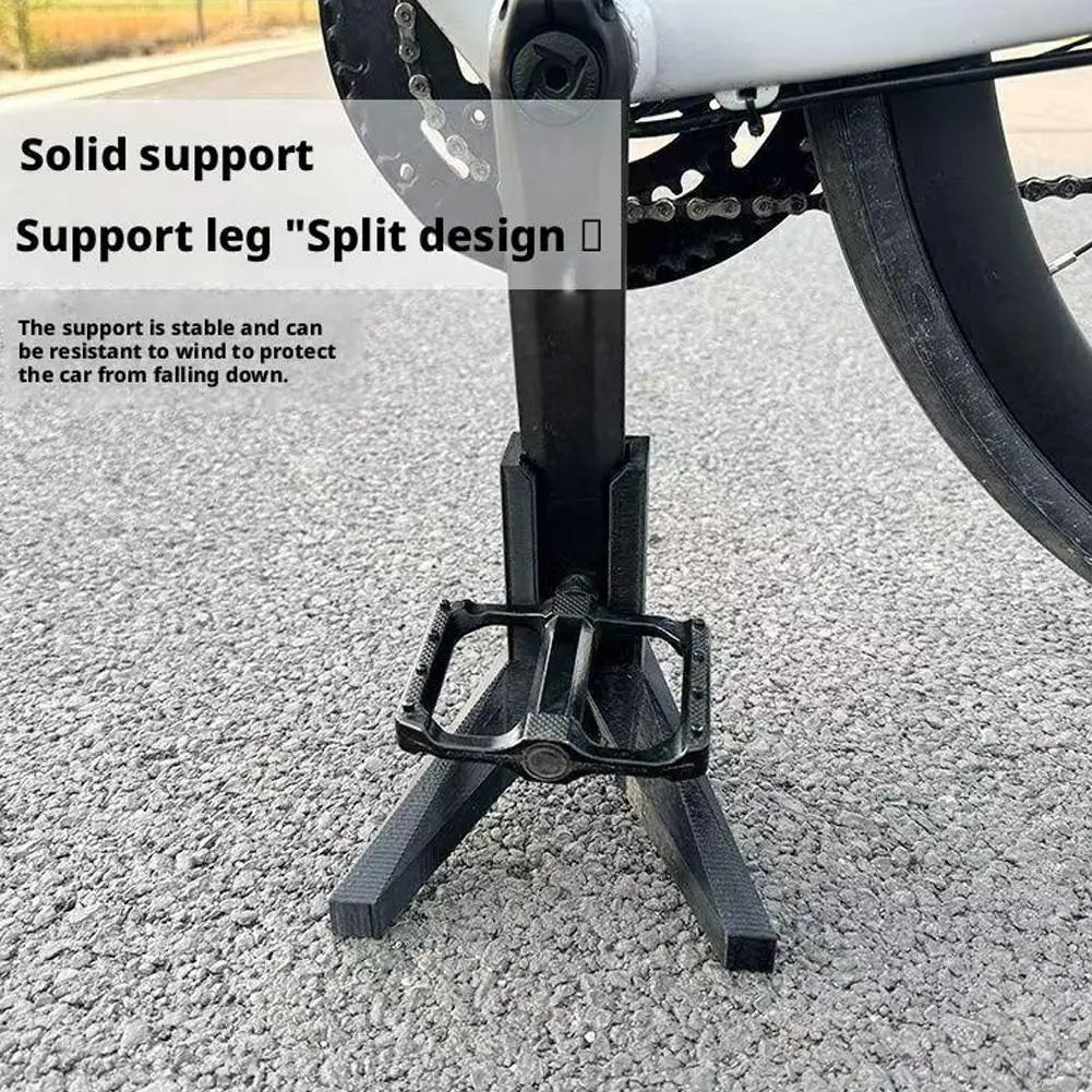 Portable MTB Bicycle Kickstand – Adjustable Bike Frame Support Stand for Mountain & Road Bikes