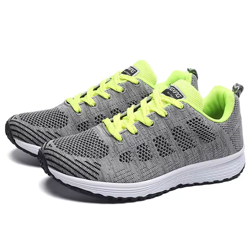 Womens Breathable Mesh Sneakers Lightweight Lace Up Tennis Shoes