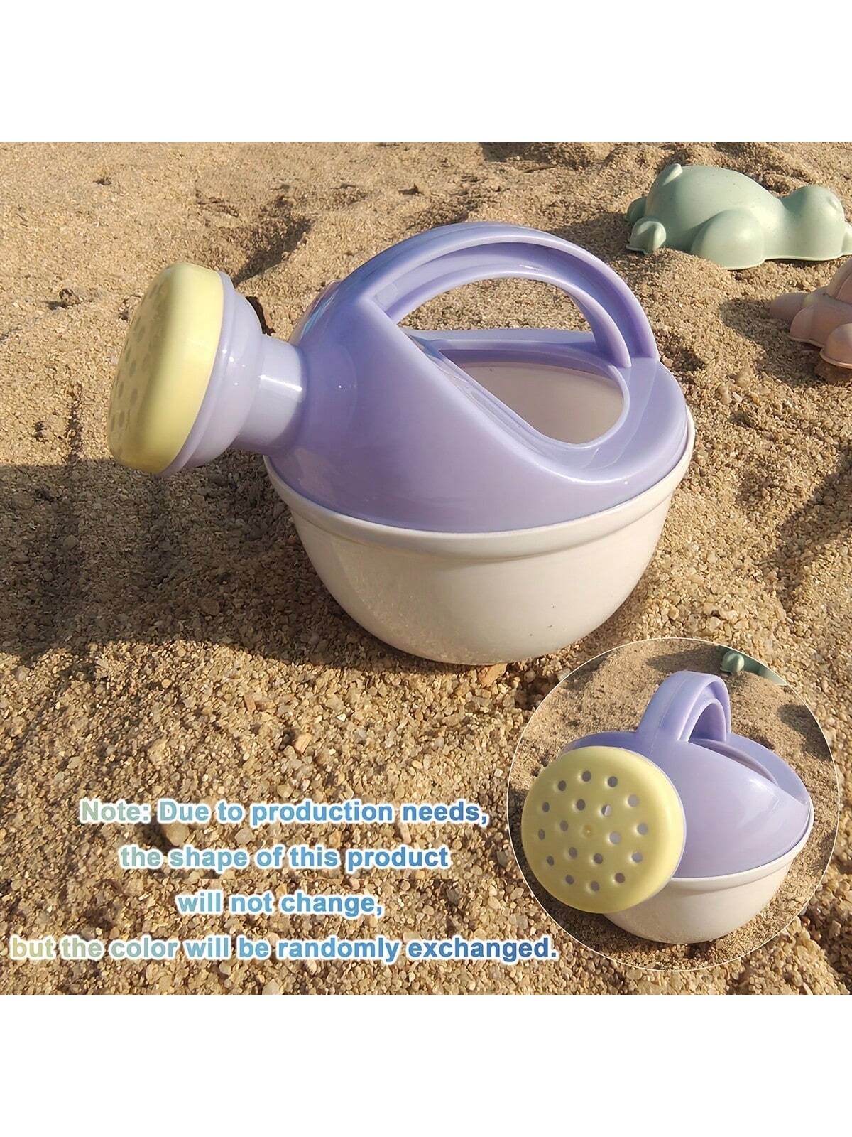 Kids Foldable Beach Bucket Set Soft Silicone with Shovels Rakes Molds Portable and Ideal for Beach & Sandpit Play
