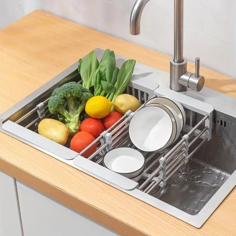 Space-Saving Multi-Layer Dish & Cup Drainer
