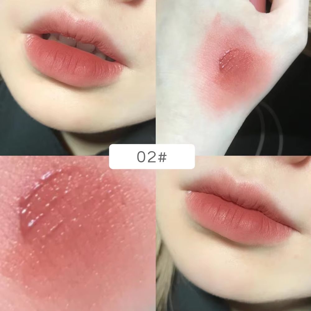 Gege Bear Rabbit Lip Glaze – Long-Lasting Matte Lipstick with Velvet Lip Clay Finish