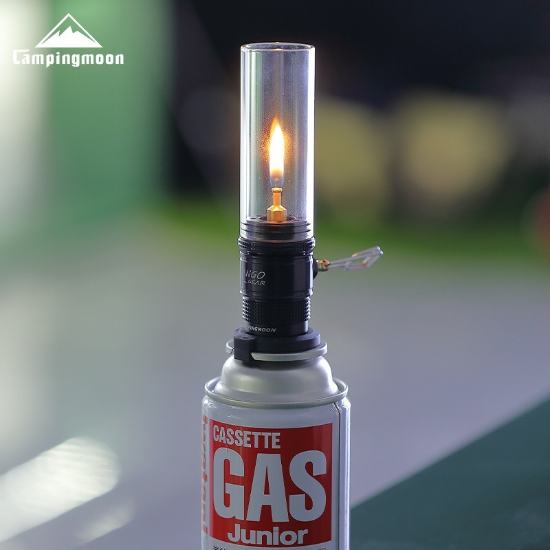 Long Gas Tank to Flat Gas Adapter for High Mountain Stoves & Gas Lamps