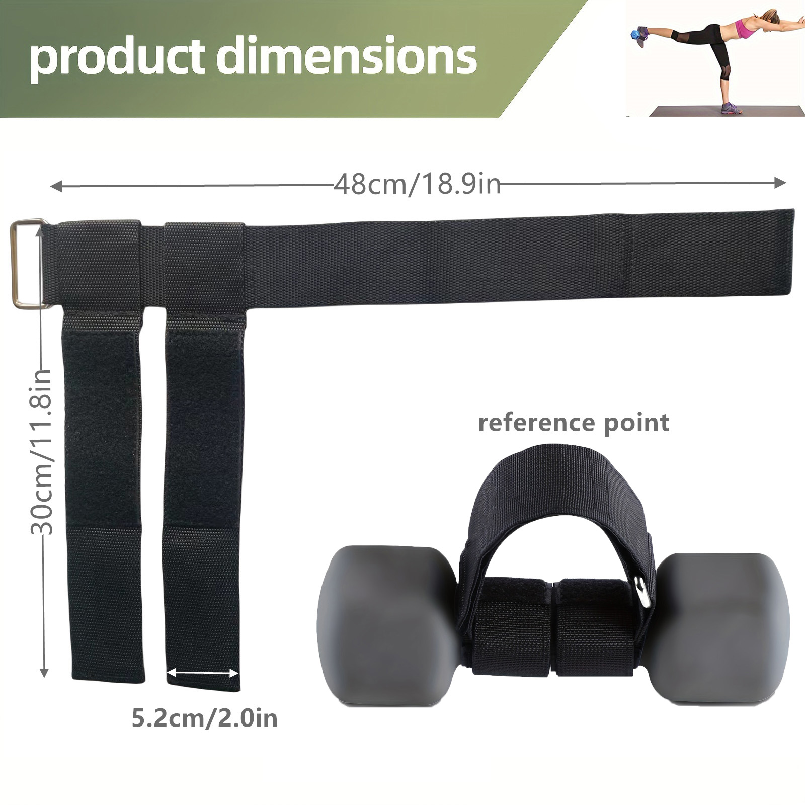 Shin Splint Relief Strap, Adjustable Weight, Enhance Calf Strength, Flexibility & Mobility