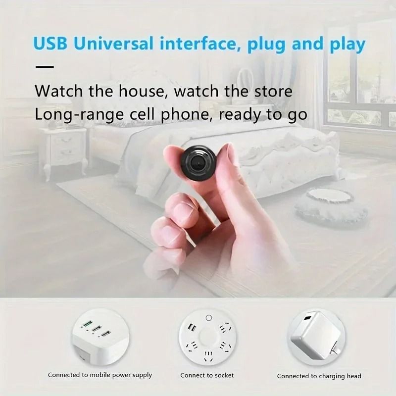 Ultra-Compact 1080P HD Smart WiFi Security & Baby Monitor