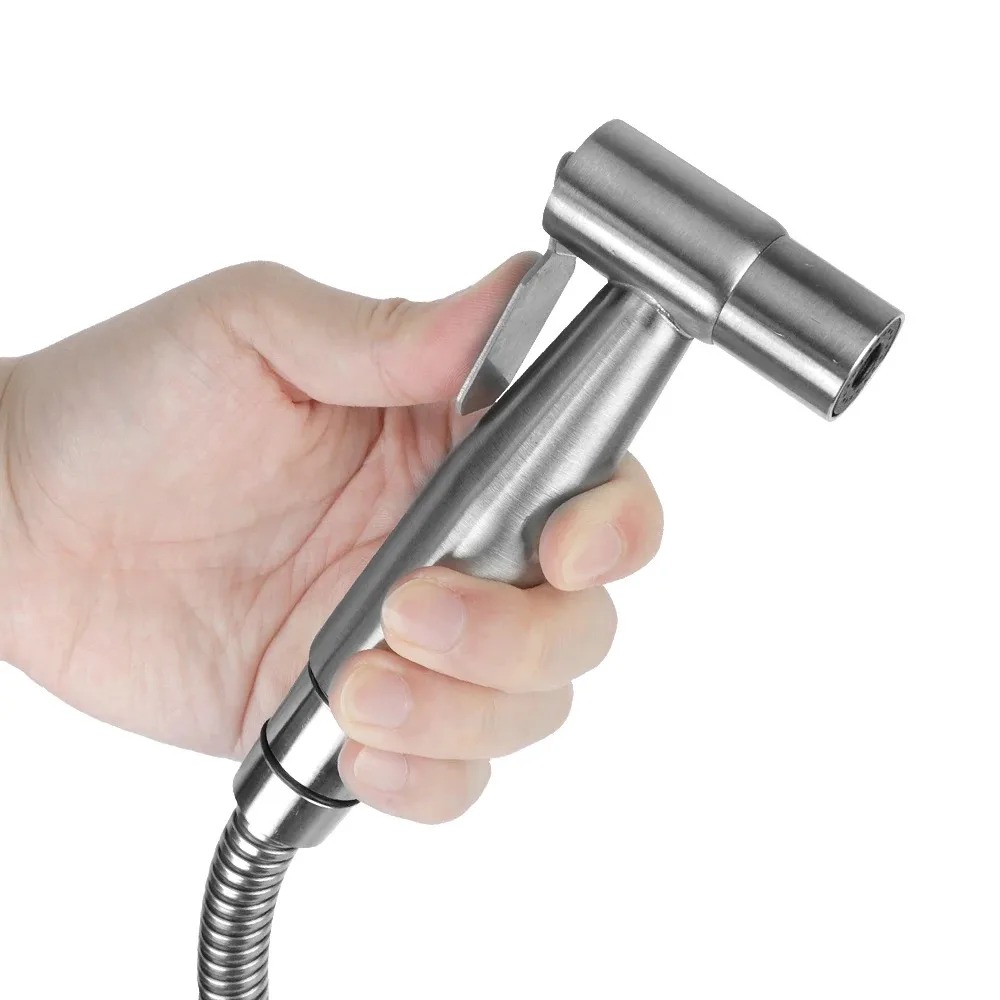 Adjustable Women's Handheld Bidet Sprayer Kit Feminine Wash Shower Head Portable Hygienic Douche for Bathroom and Travel