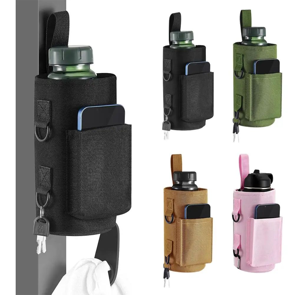 Magnetic Gym Water Bottle Holder Bag