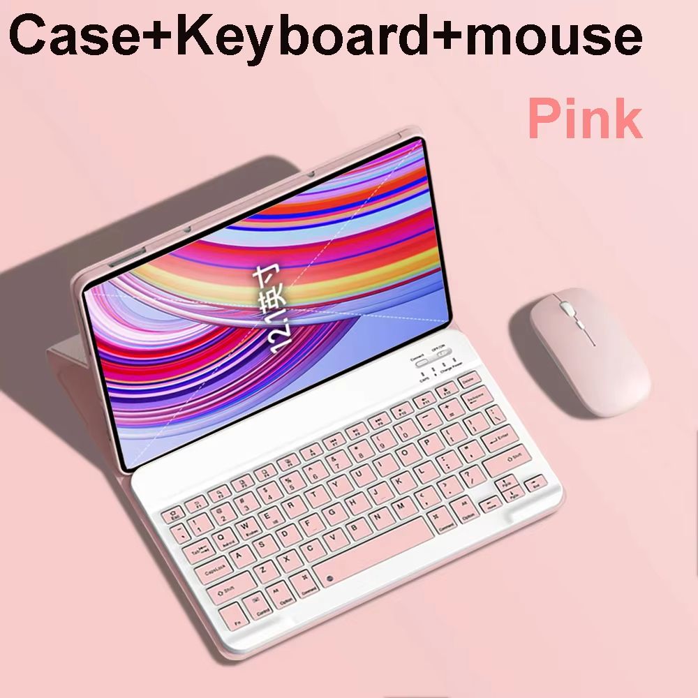 Xiaomi Redmi Pad Pro 12.1 Inch Case with Keyboard – Slim Protective Cover with Detachable Wireless Keyboard & Stand