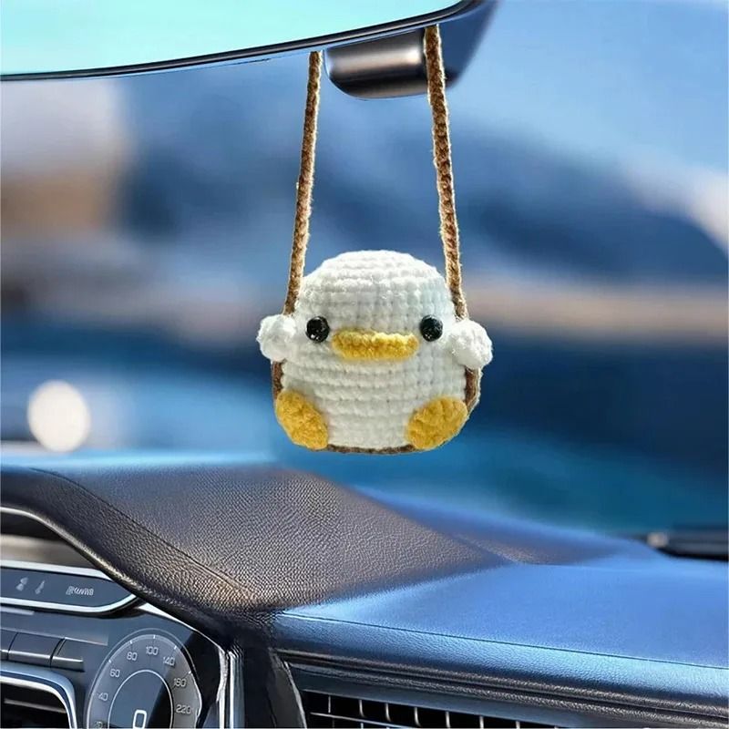 Crochet Animal Car Interior Pendant