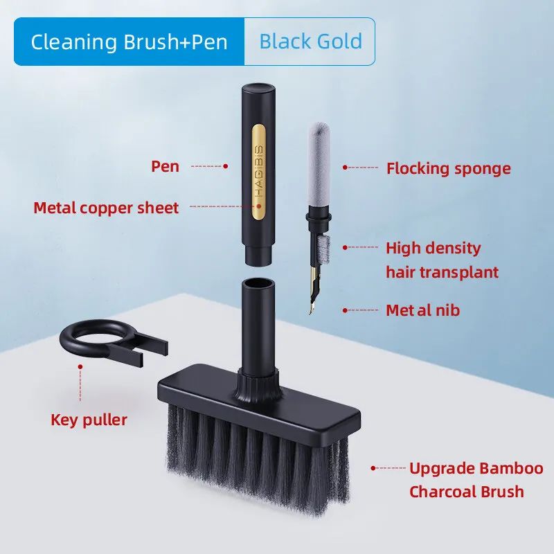 Hagibis 3-in-1 Keyboard Cleaning Kit – Precision Keyboard & Earphone Cleaning Tools with Keycap Puller