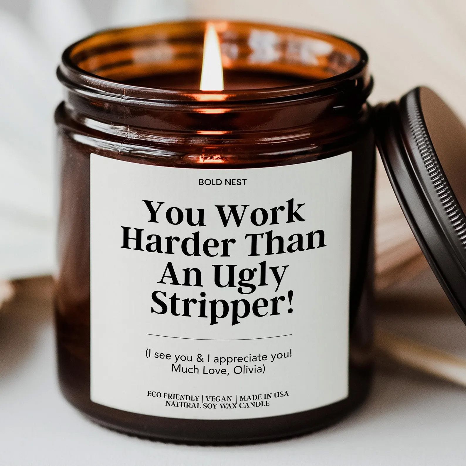 Employee Christmas Candle Bulk Personalized Corporate Gift Best Team Appreciation Holiday Soy Candle Set