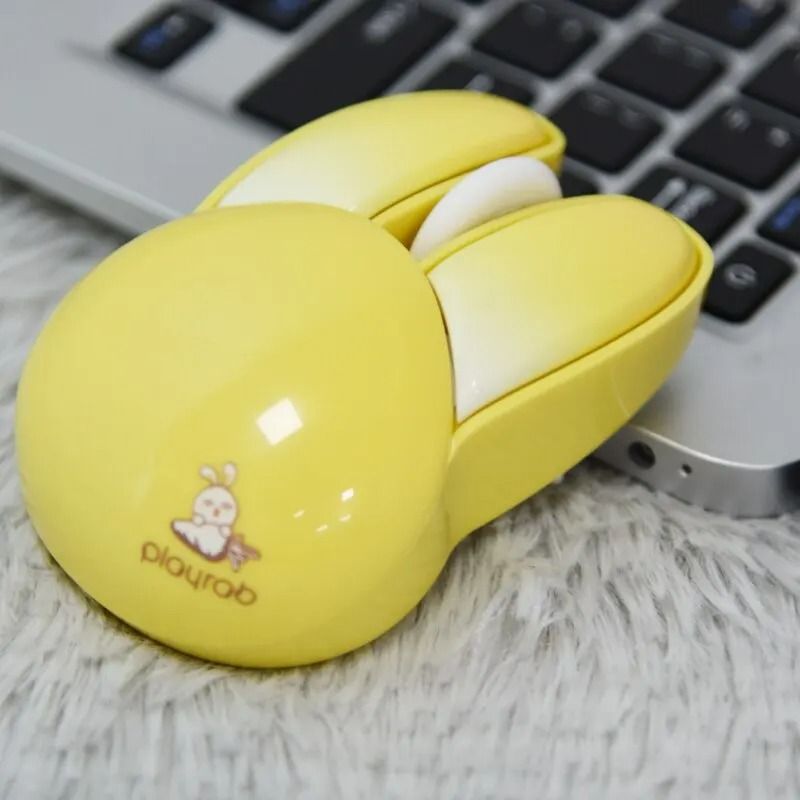 Cute Rabbit Silent Wireless Mini Mouse