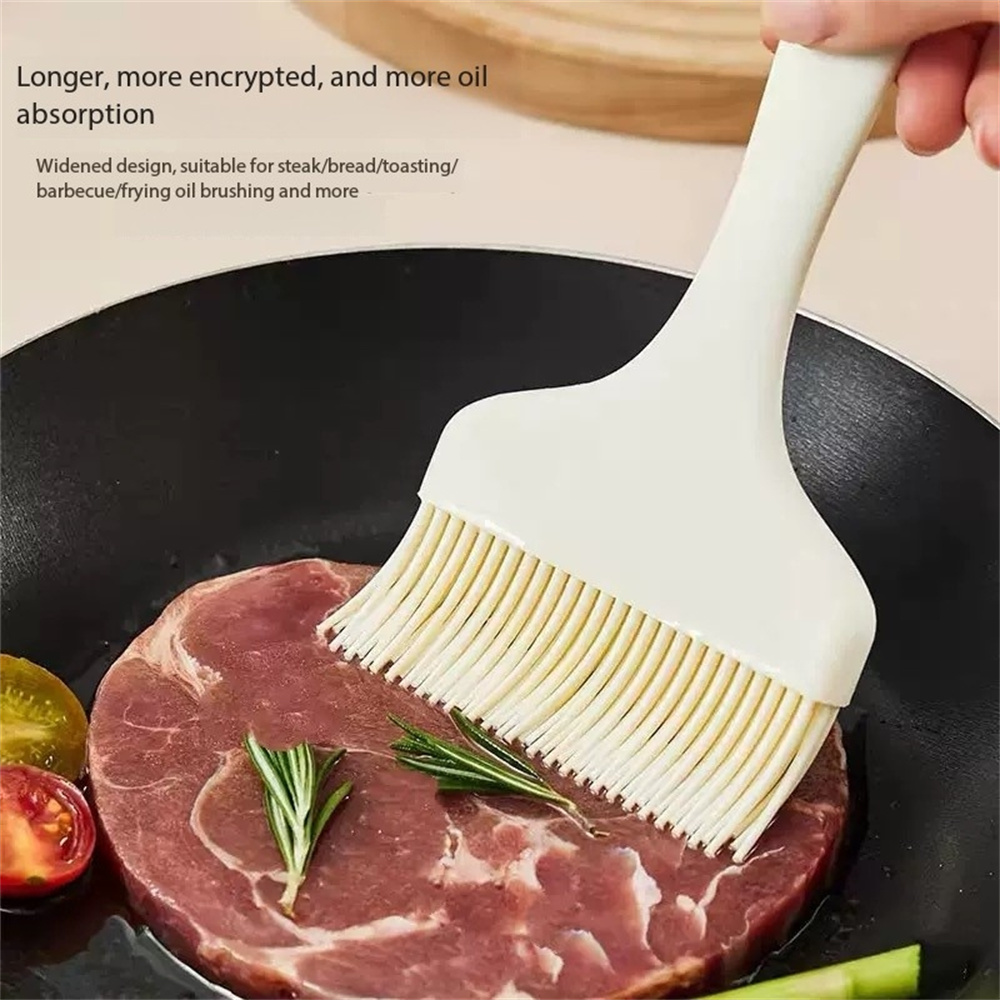 Premium Silicone Pastry Brush for Baking Grilling and Cooking Ideal for Oil, Butter and Barbecue Sauces