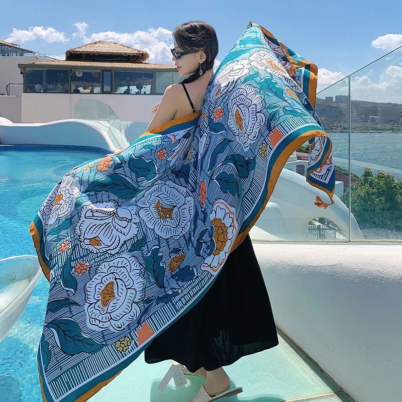 Large Beach Sarong Shawl Wrap Scarf