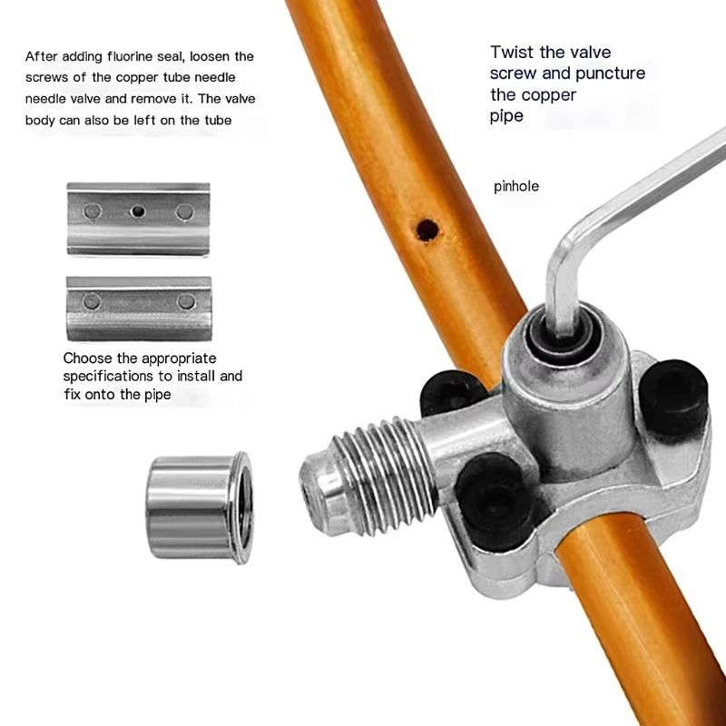 Refrigerator Needle Valve – BVP31 Liquid Adding Valve for Refrigeration Systems