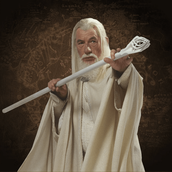 Staff of Gandalf the White - Official LOTR Film Replica