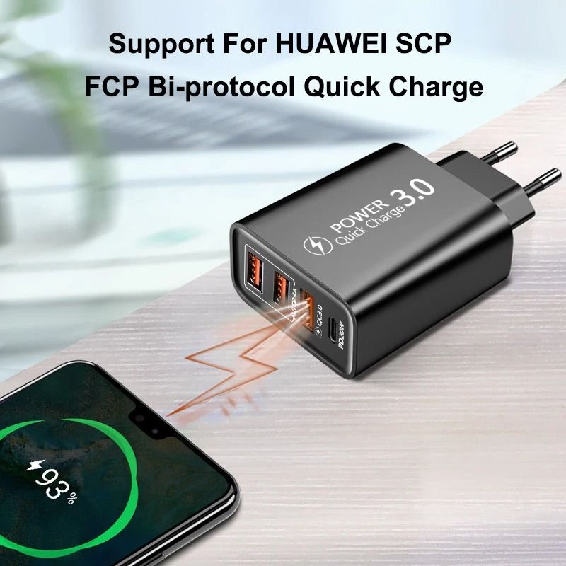 30W 5A Titanium-Grade PD Super-Flow Wall Power Architecture