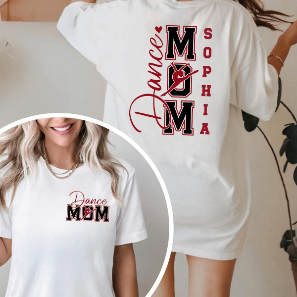 Personalized Dance Mom Shirt Custom Name Dance Mom Life Tee Gift