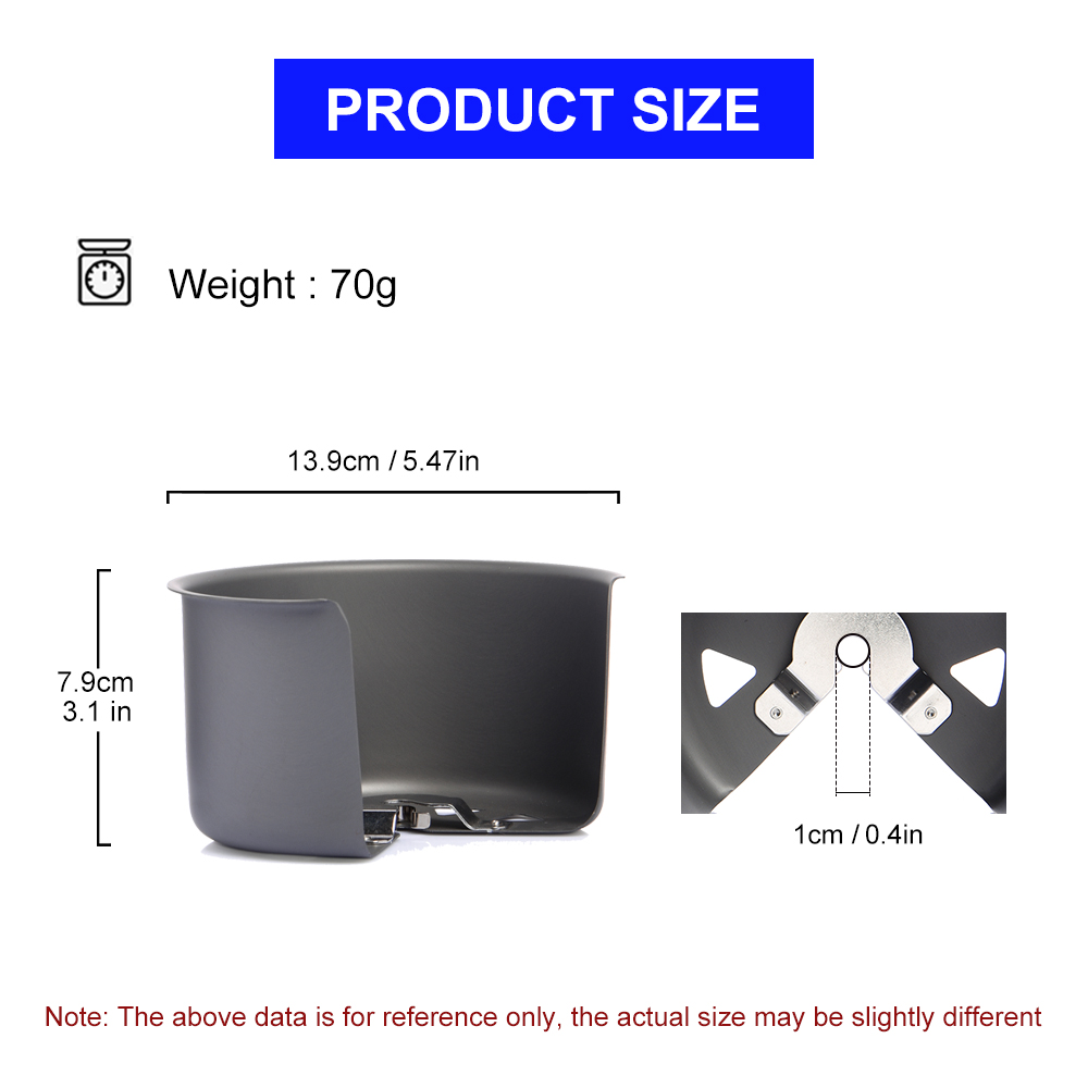 Camping Stove Wind Shield Foldable Wind Guard for Outdoor Cooking