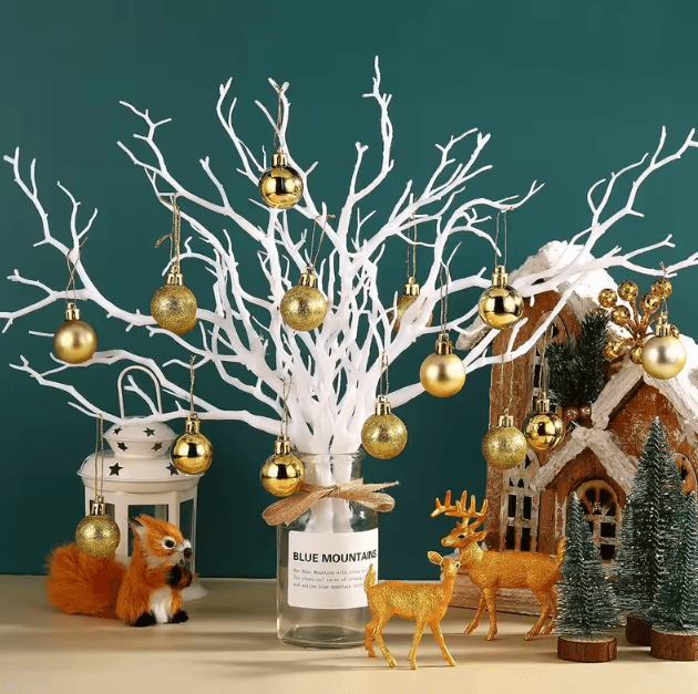 Artificial Antler Branch Decor – Elegant Fake Twig Stems for Seasonal Table & Home Styling