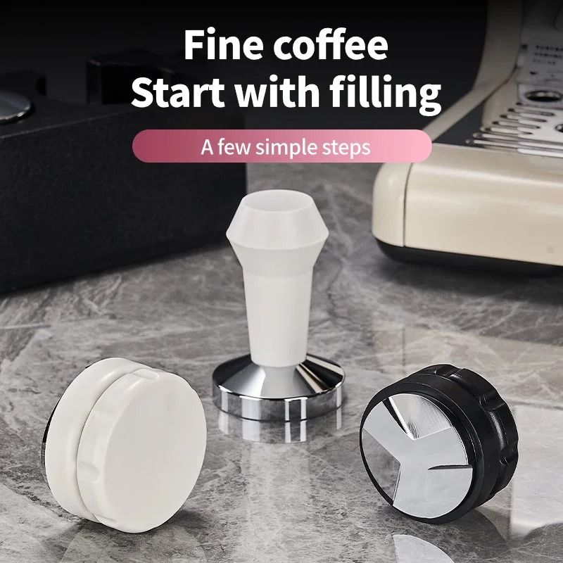 Espresso Coffee Distributor Leveling Tool With Adjustable Depth